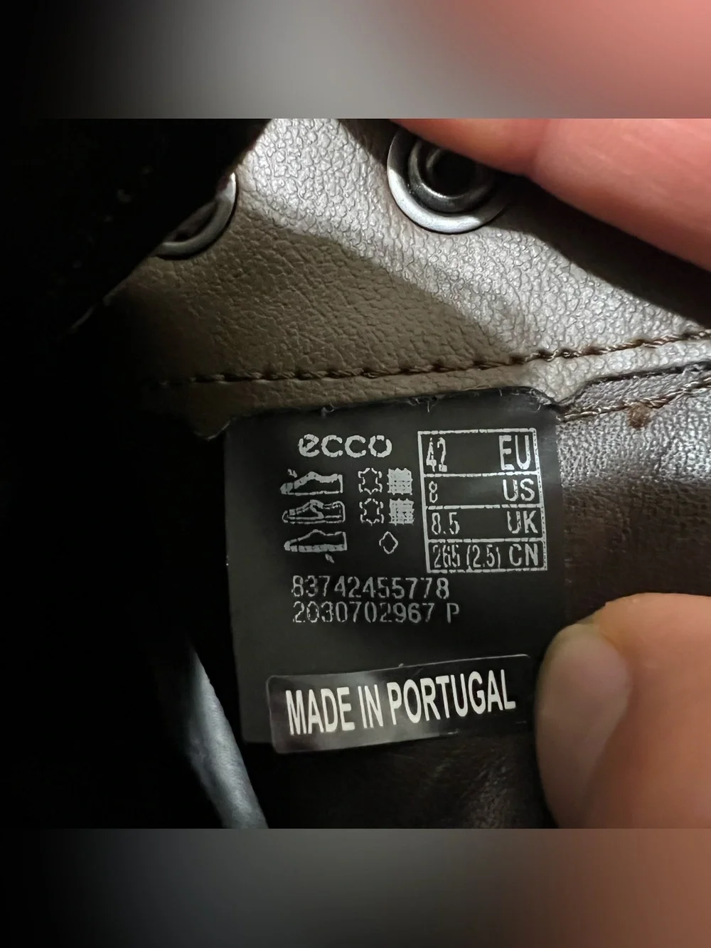 ECCO ST.1 Hybrid Lite Nubuck Leather Boot Goretex in Cocoa Brown Size EU 42 US 8